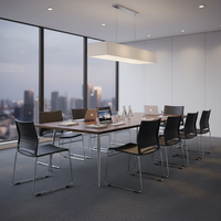 Chaise de visiteur empilable en plastique moderne pour la maison, le bureau et les salles de réunion commerciales, chaise de bureau à hauteur réglable et à roulettes