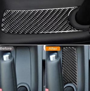 Cubierta de Freno de Mano para Audi A3 S3 8P 2006 2007, Adhesivo de Fibra de Carbono Real, Accesorios de Estilo Interior para Automóvil - Product Image 5