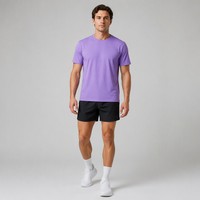 T-shirt de sport pour homme, professionnel, à séchage rapide, personnalisé, respirant, léger, pour la course à pied, la salle de sport, la performance athlétique, vente en gros