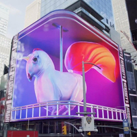 Pantalla LED 3D para Exteriores, Ultra HD, Personalizable, para Publicidad en Grandes Centros Comerciales