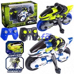 Moto Télécommandée Électrique avec Lumières de Charge en Plastique Cadeau pour Garçons et Enfants - Product Image 1