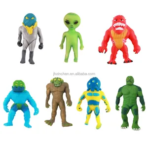 2023 Hot Selling Alien Monster Soft TPR Fidget Squeeze Sensory Toys for Autistic Children Unisex Funny Design for Boys and Girls