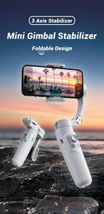 <span class=keywords><strong>Stabilisateur</strong></span> automatique de cardan de bâton de Selfie sans fil à 3 axes pour <span class=keywords><strong>iPhone</strong></span> nouveau support de téléphone portable de pli suivi de visage tenu dans la main - Product Image 5