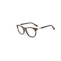 Lunettes de vue durables et résistantes aux chutes, monture ronde carrée de luxe, monture optique en acétate unisexe, pour la lecture et l'utilisation sur ordinateur