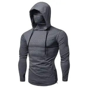latest France French hooded elongated t shirt with high quality