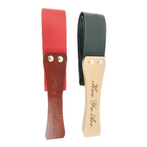 Huayu Ao <b>Leather</b> Paddle Black And Red Wooden Handle Spanking <b>Tool</b> For Adults Unisex Game Accessories - Product Image 5