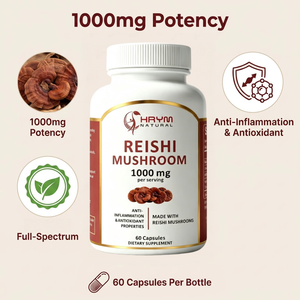 Capsules d'extrait de champignon Reishi 1000mg Ganoderma, stimulant immunitaire, antioxydant, complément alimentaire, OEM disponible - Product Image 5