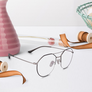 99yi Rond <span class=keywords><strong>Monture</strong></span> Optique En Titane Pur En Gros Lunettes <span class=keywords><strong>De</strong></span> <span class=keywords><strong>Vue</strong></span> Femmes Hommes 2019 Lunettes en métal - Product Image 1