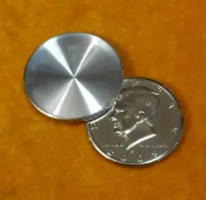1pc Expanded Shell Half Dollar (<span class=keywords><strong>Head</strong></span>) Magic Tricks Apparaissant Vanish Coin Magie Accessoires Close Up Gimmick Prop Illusion - Product Image 5