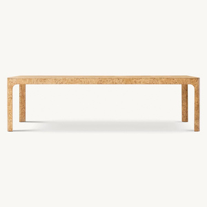 Sedia da Pranzo Moderna di Alta Qualità, <span class=keywords><strong>Design</strong></span> Minimalista in Legno, <span class=keywords><strong>Tavolo</strong></span> da Pranzo <span class=keywords><strong>Rettangolare</strong></span> di Lusso in Radica, Vendita Diretta dalla Fabbrica - Product Image 3