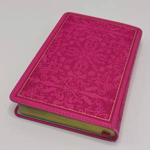 環境にやさしいA5サイズの聖書の本の印刷さまざまな<span class=keywords><strong>100</strong></span>枚のシート革カバー縫製バインディング - Product Image 5