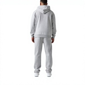2026OEM Leisurewear Custom Logo Men's Heavyweight 100% Polyester Acid Wash Hooded Oversized Hoodie Tracksuit Custom Print Sweat - Product Image 2