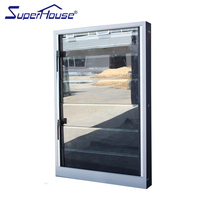 Superhouse AS2047 Fenêtre à persienne Naco en verre aluminium standard avec verre de sécurité entièrement trempé