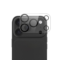 Protector de pantalla de vidrio templado 9H con cobertura total para la lente de la cámara del iPhone 18 Pro, antiarañazos.