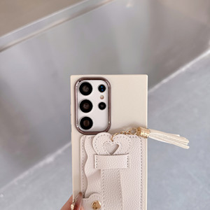 Funda de Teléfono con Tarjetero de Cuero PU S25 Ultra A56 <span class=keywords><strong>5g</strong></span>, Soporte Multifuncional para la Serie <span class=keywords><strong>S</strong></span>, Estilo Ins Resistente a Golpes - Product Image 4