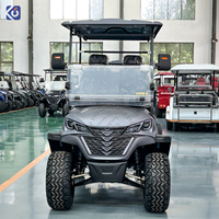 Voiturette de golf électrique CAMP 4 places, batterie lithium 72V, certifiée CE, véhicule utilitaire pour quartier et communauté, Club Car