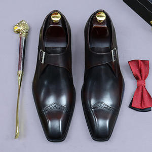 Chaussures Oxford en cuir véritable de haute qualité pour hommes, style britannique, respirantes, à lacets, bout fermé, tendance, pour affaires et occasions formelles - Product Image 2