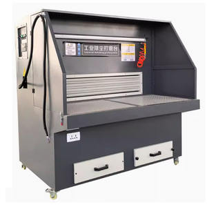 Nouvelle <span class=keywords><strong>table</strong></span> de polissage industrielle, <span class=keywords><strong>table</strong></span> de meulage mobile avec système de dépoussiérage à impulsions, pour le traitement de la poussière - Product Image 1