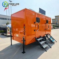 Toilettes portables pour chantier minier, WC mobile, remorque toilettes, remorque toilettes haut de gamme