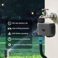 Temporizador de Riego Inteligente con Control Remoto Programable por WiFi Tuya, Tipo EU/US, IP55, CE, RoHS, para Suministro OEM/ODM