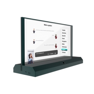 ตู้โชว์จอแสดงผล OLED แบบใสสองด้านขนาด 30 นิ้ว สำหรับป้ายดิจิทัลและจอแสดงผลโฆษณาสำหรับงานนิทรรศการ - Product Image 1