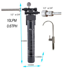 فلتر مياه PACF بحجم 20 بوصة وتدفق 10 لتر في الدقيقة لصانع الثلج وآلة القهوة، عالي السعة لإزالة الرواسب - Product Image 2