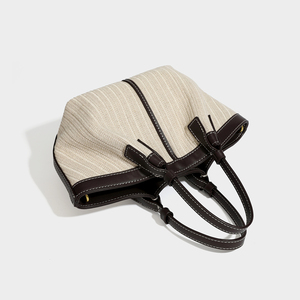 Sac fourre-tout en cuir PU, fabrication ODM/OEM, sac à main personnalisé avec logos, sac de plage tissé, sac bandoulière bohème grande capacité pour l'été et l'automne - Product Image 4