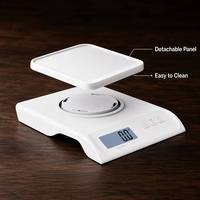 Balance de cuisine professionnelle avec panneau détachable, balance alimentaire électronique pour la préparation des repas, facile à nettoyer, balance de pesage pour la cuisine