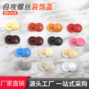 Self Tapping Screw Decorative Cap <b>Plastic</b> Cover For <b>Wardrobe</b> Furniture ZGLSG Non Detachable Modern Simple Style - Product Image 5