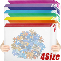 Bolsa de malla con cremallera A3/A4/A5/A6, bolsa para documentos, carpetas impermeables con cremallera, material escolar y de oficina, estuche para lápices, bolsas de almacenamiento con logotipo
