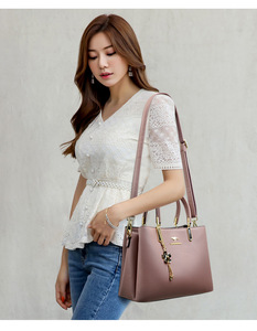 Bolsos de Hombro de Cuero PU de Calidad para Mujer, Bolsos de Mano de Lujo, Diseño de Moda, Gran Capacidad, Bolso Tote Casual - Product Image 2