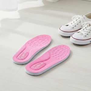Breathable Shock-Absorbing Latex Polyester Insoles <b>Soft</b> Comfort Foot Pads For Women Daily <b>Shoes</b> - Product Image 1