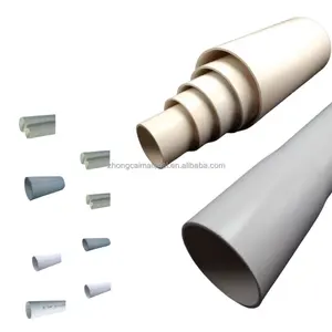 Reliable PVC-U Tube Supplier: Schedule 40 120mm 220mm PVC-U Tubes for Subterranean Water Distribution