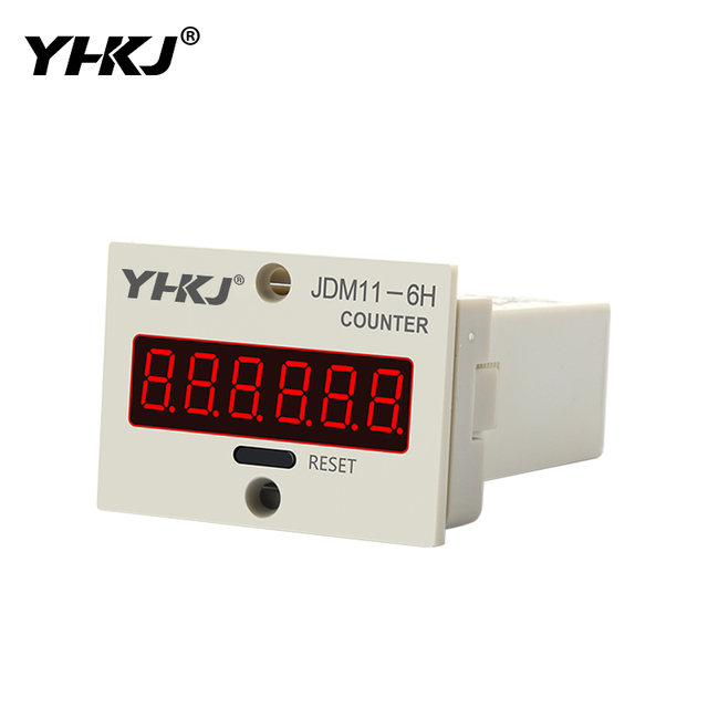 AC220/110V  DC24/12V Industrial Electronic 6 Digit Digital Counter JDM-6H