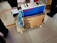 Mesin Penanda Laser Serat CNC Mini Portabel dengan Dukungan DXF/AI/DST Daya 20W-100W