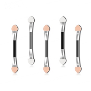 Lot de 100 applicateurs de fard à paupières jetables double face, applicateurs ovales à embout éponge, outils de maquillage pour les yeux, ensemble d'applicateurs de fard à paupières en vrac - Product Image 2