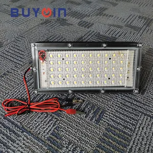 Светодиодные фонари от производителя, портативный светодиодный прожектор постоянного тока 12 В, 50 Вт, водонепроницаемый IP65, светодиодный прожектор постоянного тока