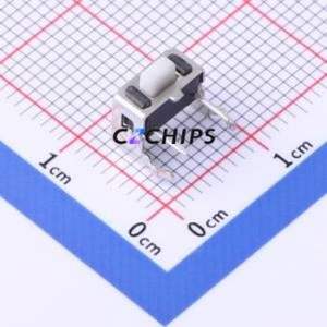 TC-3601-5- 100G Tactile Switch Through hole Component (THT) Switch Single Pole Single Throw Round Button 1N Right Angle Insert - Product Image 1