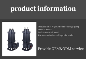 Customized <b>Submersible</b> Sewage <b>Pump</b> with Cutting Impeller - Product Image 6