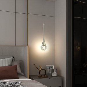 Lámpara Colgante de Cristal de Roca Natural para Dormitorio, Sala de Estar, Comedor, Decoración <span class=keywords><strong>Minimalista</strong></span> para el Hogar - Product Image 5