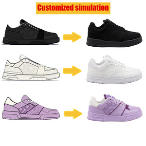 Zapatos Personalizados de Diseñador, Tendencia de Alta Gama, Personaliza con el Logotipo de tu Marca, Zapatillas Deportivas Clásicas para Hombre, Moda Urbana Informal - Product Image 2