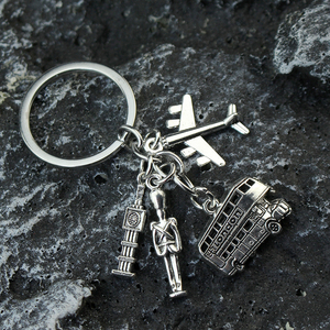 Porte-clés Grande-Bretagne <span class=keywords><strong>Londres</strong></span>, Porte-clés Bus de <span class=keywords><strong>Londres</strong></span>, Big Ben, Garde royale, Avion, Souvenir touristique, Cadeau - Product Image 5