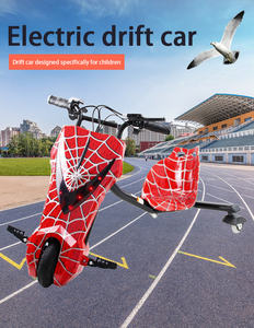 Patinete Eléctrico Autoequilibrado para Niños Triciclo Eléctrico Coche de Derrapes con Control Remoto Coche Columpio Equipo de Entretenimiento para Plazas - Product Image 2