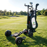 Scooter de golf électrique pliable 1600W 48V 20Ah, véhicule de transport personnel pour le golf, logo personnalisé, usine OEM