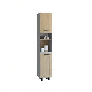 Mueble de Cocina para Despensa, Color Blanco Pino, de 18-23.9 Pulgadas de Profundidad, Doble Puerta, Estilo Moderno, Montaje en Pared, Mueble Base - Product Image 1