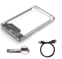Casing Hard Disk Eksternal Shenzhen Harga Terjangkau 2.5 inci, USB 3.0 ke SATA, untuk HDD 2.5 inci