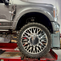 Jantes forgées DRW polies sur mesure 22X8.25 28X8.25 avec enjoliveurs flottants 10X225 8X165.1 pour Ford F250 Super Duty