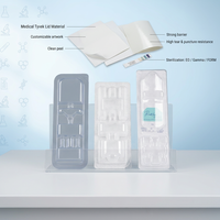 Couvercles médicaux en Tyvek, couvercles de barquette en Tyvek, couvercles pré-découpés en Tyvek pour barquettes, stérilisation à l'oxyde d'éthylène, stérilisation au plasma, barrière stérile élevée