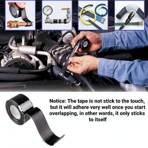 <b>Self</b>-Fusing Silicone Repair Tape,Waterproof Emergency Repair Tape for Pipe Leaks,Hose Repair,Cable <b>Insulation</b>,Automotive&Marine - Product Image 3