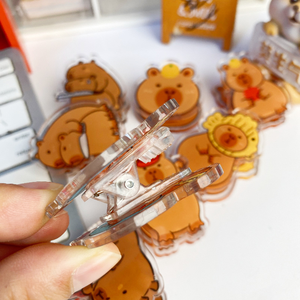 <span class=keywords><strong>Clip</strong></span> in Acrilico Trasparente PP Personalizzate, Vendita Diretta dalla Fabbrica, <span class=keywords><strong>Clip</strong></span> per Carta in Acrilico PP con Design <span class=keywords><strong>Anime</strong></span> e Cartoni Animati - Product Image 2